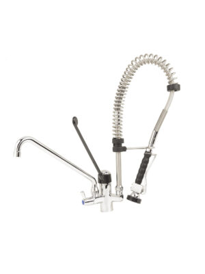 Grifo de Ducha 2 Aguas 1 Orificio con Monomando de Palanca larga 021031