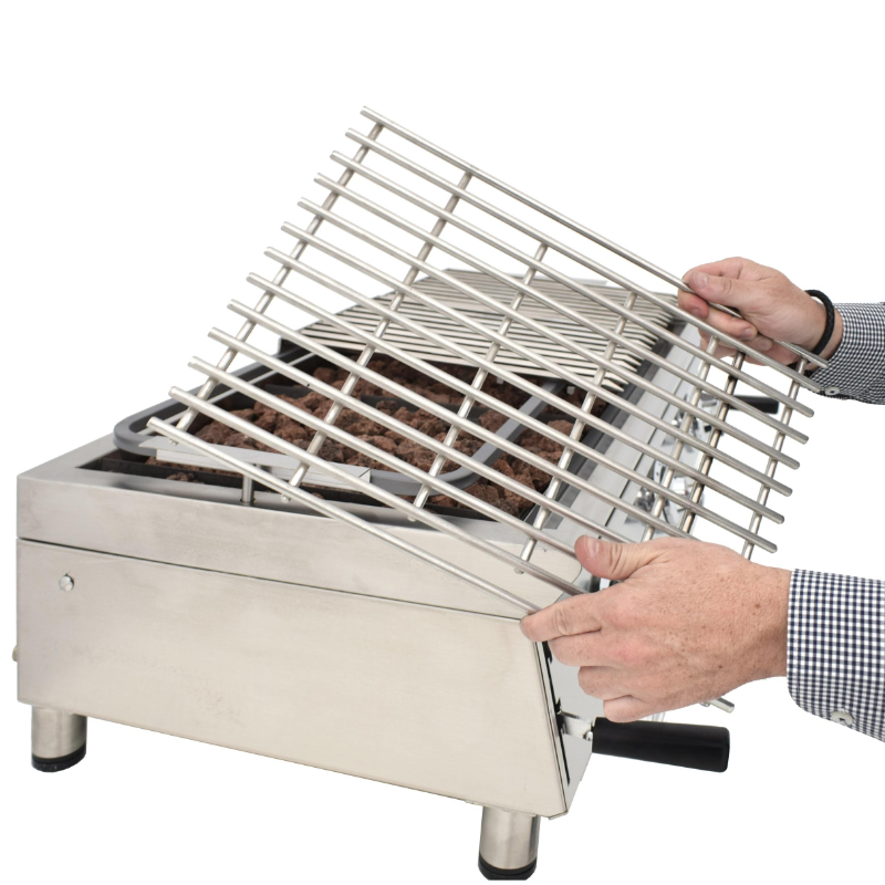 Parrilla varilla acero inoxidable 280X500 Especial Pescado PARPES35INOX