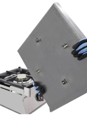 Placa adicional 40x40 cm sobre fogón