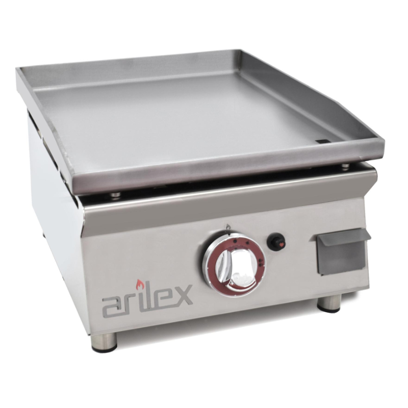 Plancha a gas 40 cm ARILEX en acero laminado de 6 mm 40PGLN - Imagen 2