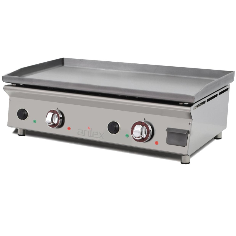 Plancha eléctrica 80 cm ARILEX en acero laminado de 6 mm 80PELN