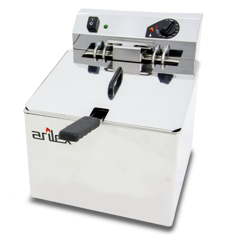 Freidora eléctrica EVOLUTION sin grifo capacidad 12 litros con potencia 7,5 kw trifásica con contactor EVO12TR - Imagen 2