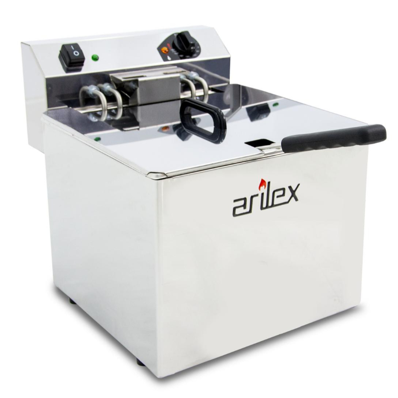 Freidora eléctrica EVOLUTION sin grifo capacidad 12 litros con potencia 7,5 kw trifásica con contactor EVO12TR - Imagen 3