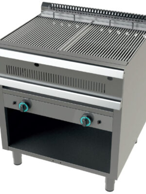 Barbacoa gas con mueble 9+9 kW Serie 700 JUNEX con medidas 800x730x850h mm GR7N200