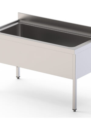 Fregadero Gran Capacidad Acero Inoxidable 1 Cuba Izquierda Fondo 700 Con Mueble Sin Estante 1800x700x850h mm IS1718L1HCS0