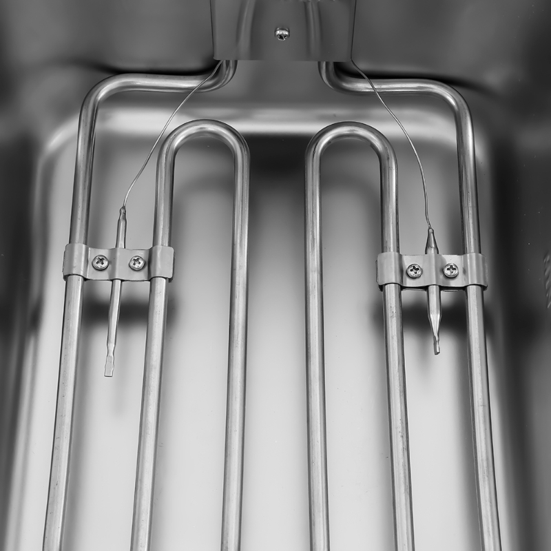 Freidora Eléctrica 6+6 litros SIN Grifo de 550 x420 x290h mm PEKIN EF-6L-2 - Imagen 11