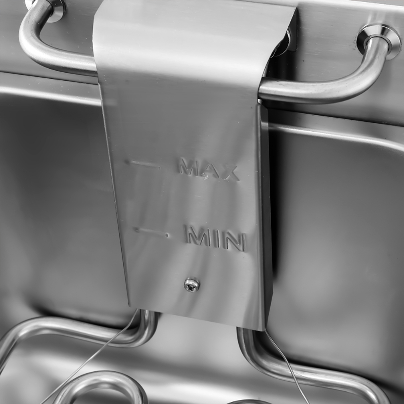 Freidora Eléctrica 6+6 litros SIN Grifo de 550 x420 x290h mm PEKIN EF-6L-2 - Imagen 12