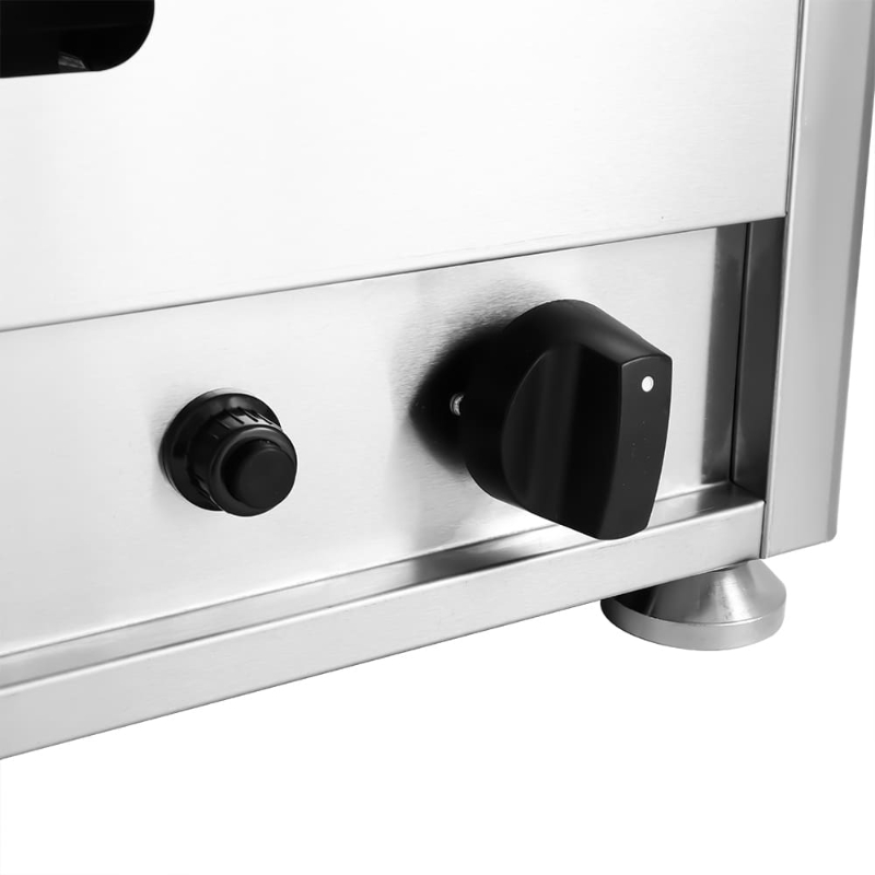 Frytops a Gas Propano Cromo Duro de 496 x398 x330h mm PEKIN GGN-500D - Imagen 7