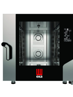 Horno a gas convección MILLENIAL BLACK MASK Pastelería/Panadería 6 bandejas 600x400 mm MKF664GBM Línea Padova