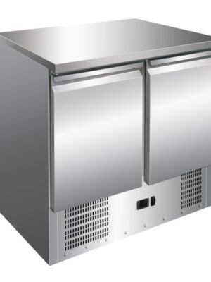 Mesa GN1/1 2 Puertas Refrigerada Compacta de 900 x700 x860h mm PEKIN S901