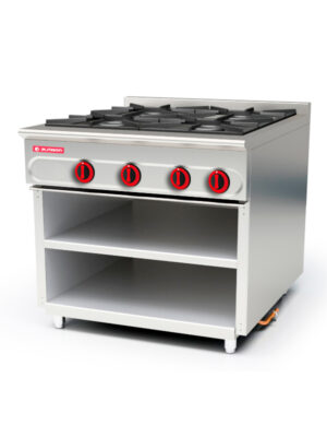 Cocina modular 900 con soporte 4 fuegos