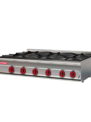 Cocina modular 750 sobremesa 6 fuegos