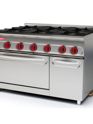 Cocina modular 750 de 6 fuegos + Horno
