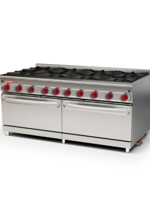 Cocina modular 900 sobremesa 8 fuegos + doble horno