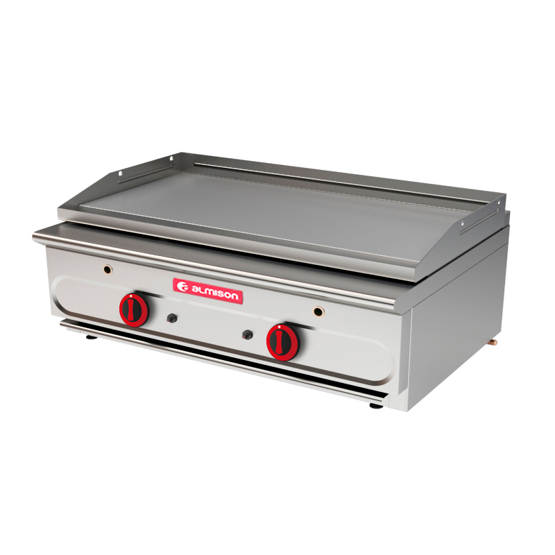 Plancha (Fry top) modular 550 sobremesa 2 fuegos gas 13 kW CD lisa