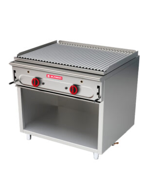 Barbacoa modular 750 con soporte 2 fuegos gas