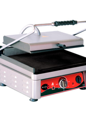 Grill sobremesa eléctrico estriado 2,5kW simple