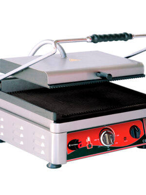 Grill sobremesa eléctrico estriado 3kW simple