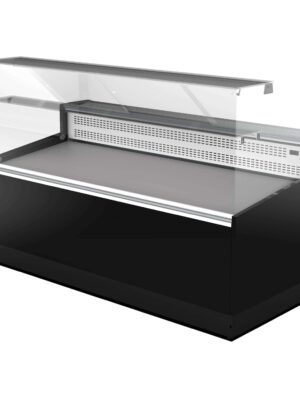 Vitrina expositora serie 970 cristal recto 1,45m 2 puertas