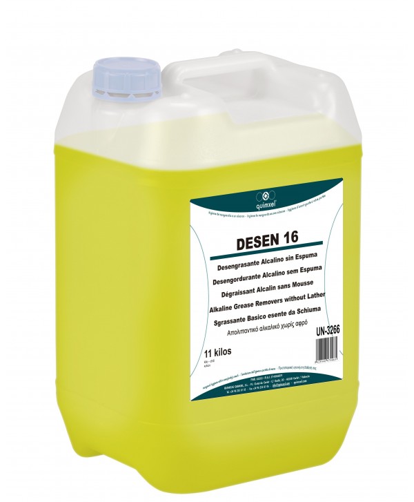 DESEN 16 11kg Desengrasante Complejante Alcalino Sin Espuma