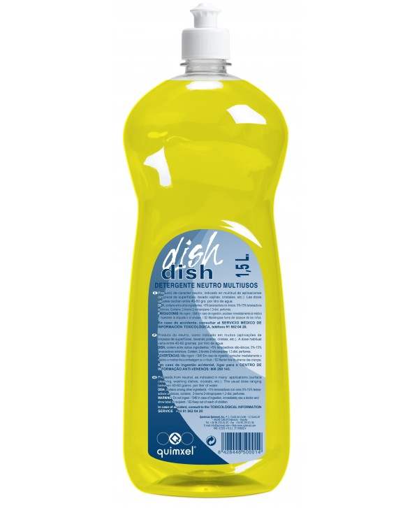DISH 1,5l Detergente Neutro Multiusos