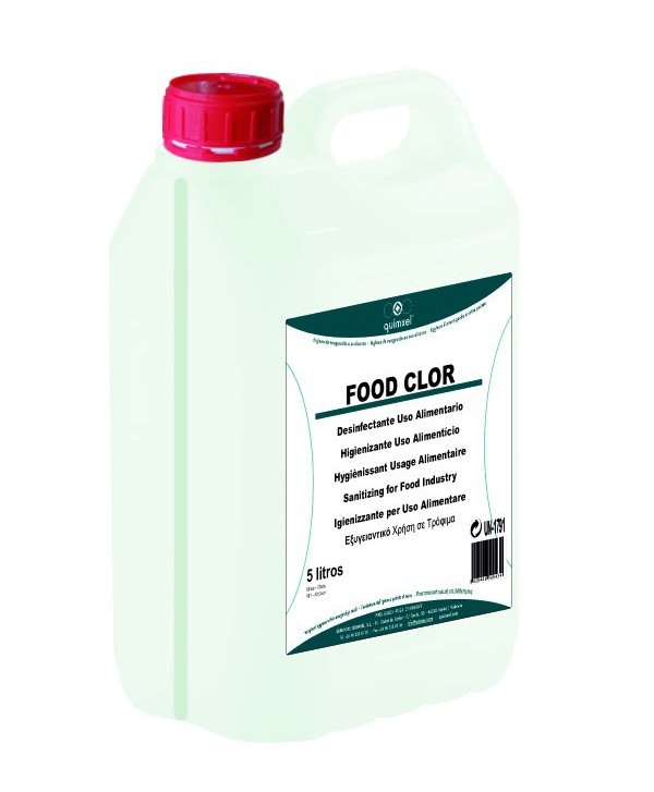 FOOD CLOR 05l Desinfectante uso Alimentario
