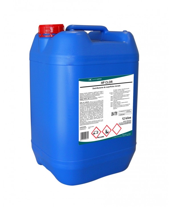 HP CLOR HA 12kg Hipoclorito industria Alimentaria