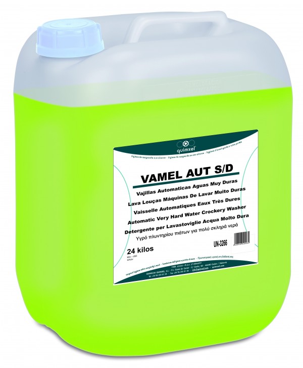 VAMEL AUT S/D 24kg Vajillas Aut.Aguas muy duras
