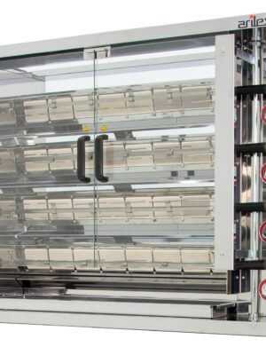 Asador vertical a gas ARILEX de 4 espadas 4ASG