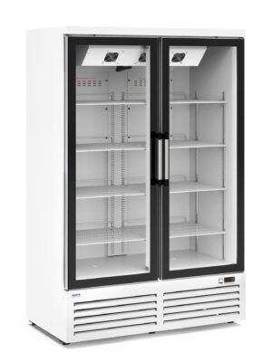 Expositor Congelación 945 Litros Lacado Blanco 2 Puertas de Cristal 1270x785x20000h mm ACM120PV