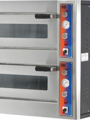 Horno Pizza Eléctrico capacidad 6+6 pizzas diámetro 30 cm EMP6+6