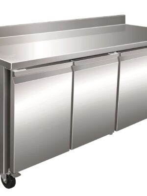 Mesa Refrigerada GN1/1 Acero Inoxidable 3 Puertas 1795x700x960h mm PEKIN GN3200TN