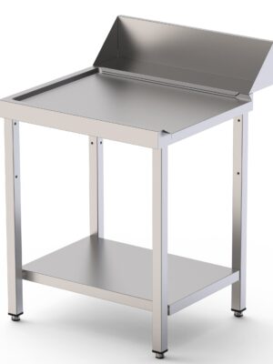 Mesa Acero Inoxidable Para Lavavajillas De Entrada y Salida Con Estante 1100x750x800h mm IS17511DWOUTS1