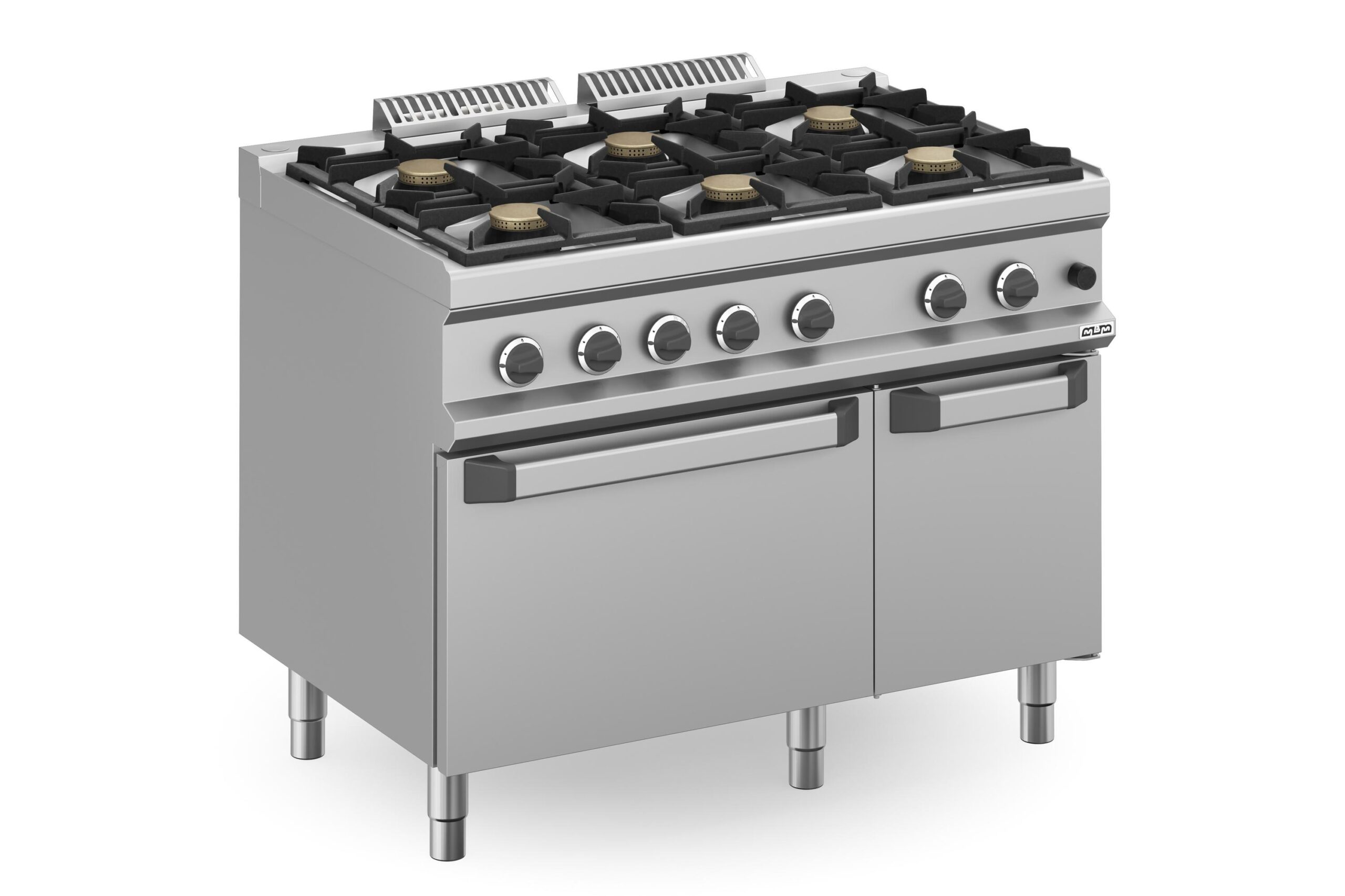 Cocina a gas 6 fuegos 6x5,5 Kw con Horno a Gas MFB711AFGXS MAGISTRA PLUS 700