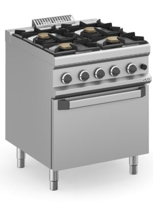 Cocina a gas 4 fuegos 4x7 Kw con Horno a Gas MFB77FGXL MAGISTRA PLUS 700