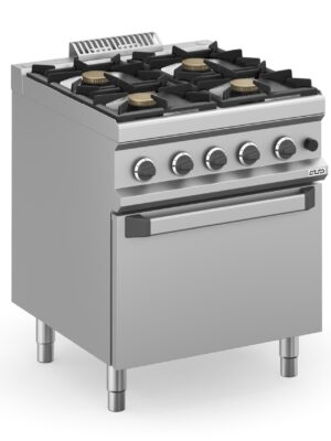 Cocina a gas 4 fuegos 4x5,5 Kw con Horno a Gas MFB77FGXS MAGISTRA PLUS 700