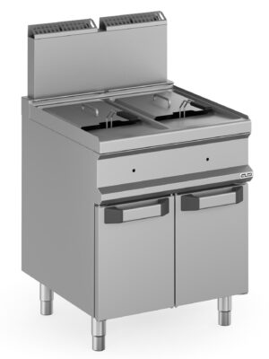 Freidora a Gas 2 cubas 14+14  Litros 25kW MFRG77A MAGISTRA PLUS 701