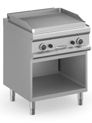Frytop a gas 70 cm Placa Ranurada Acero Rectificado con Mueble MFTG77AR MAGISTRA PLUS 700