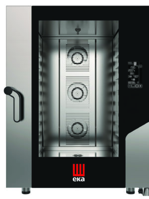 Horno eléctrico convección MILLENIAL BLACK MASK Gastronomía 10 bandejas GN2/1 MKF1021BM Línea Padova