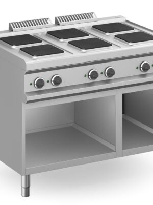 Cocina Eléctrica 6 zonas Cuadradas con Mueble MPQ711A MAGISTRA PLUS 700
