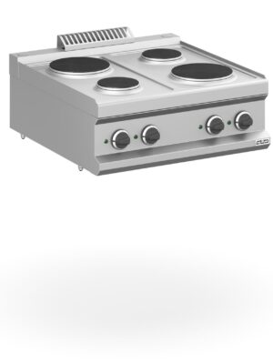 Cocina Eléctrica 4 zonas Redondas Sobremesa MPR77T MAGISTRA PLUS 700