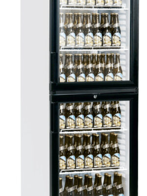 Armario Refrigerado 2 medias puertas de cristal 595x640x1840h mm Línea VIBORG SCU2375