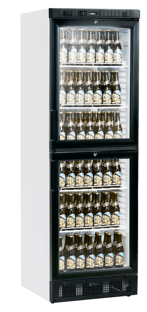 Armario Refrigerado 2 medias puertas de cristal 595x640x1840h mm Línea VIBORG SCU2375