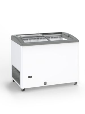 Congelador Horizontal Puerta Vidrio Curvo Corredera de 1063 x670 x900h mm AVEIRO TCHC300N