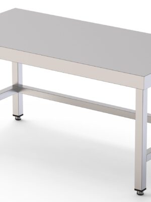 Mesa de Trabajo Acero Inoxidable Baja Central Sin Estante 600x700x600h mm WTC270060S0